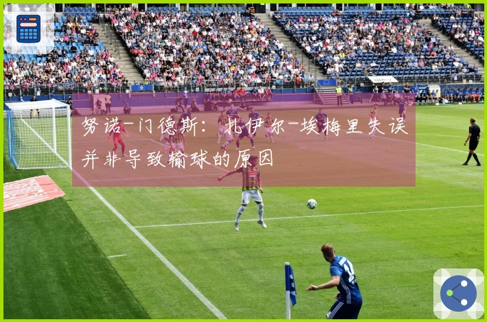 努诺-门德斯：扎伊尔-埃梅里失误并非导致输球的原因